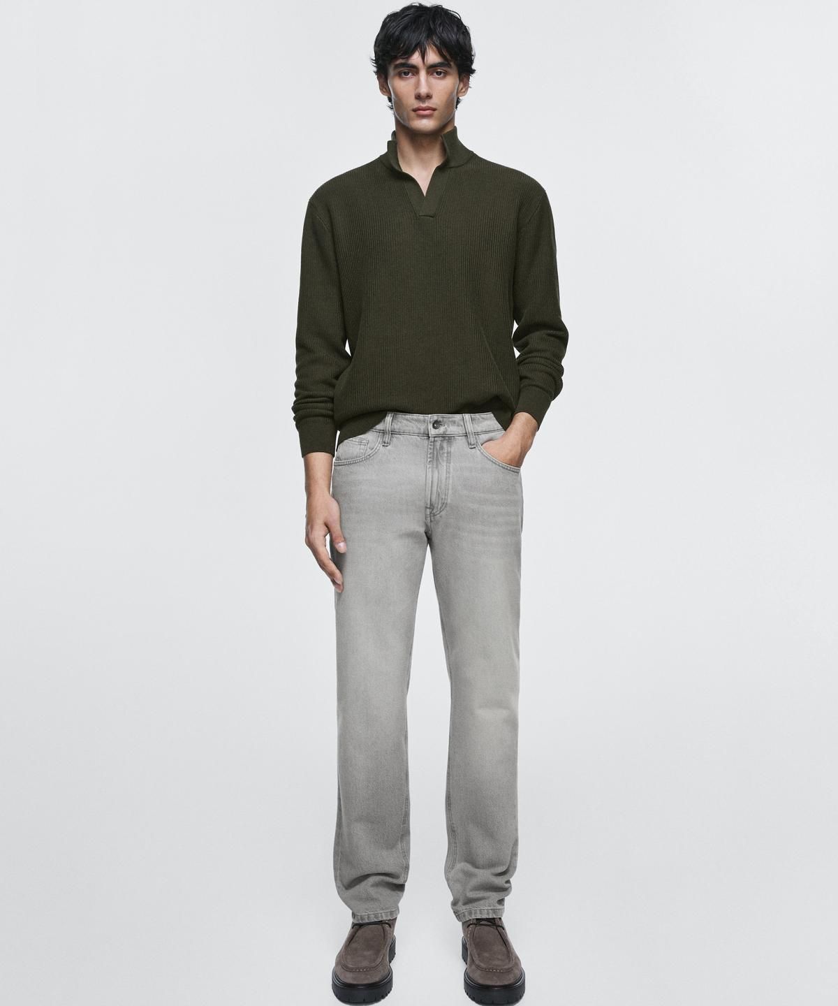 마시모두띠(MASSIMO DUTTI) 테이퍼드핏 진