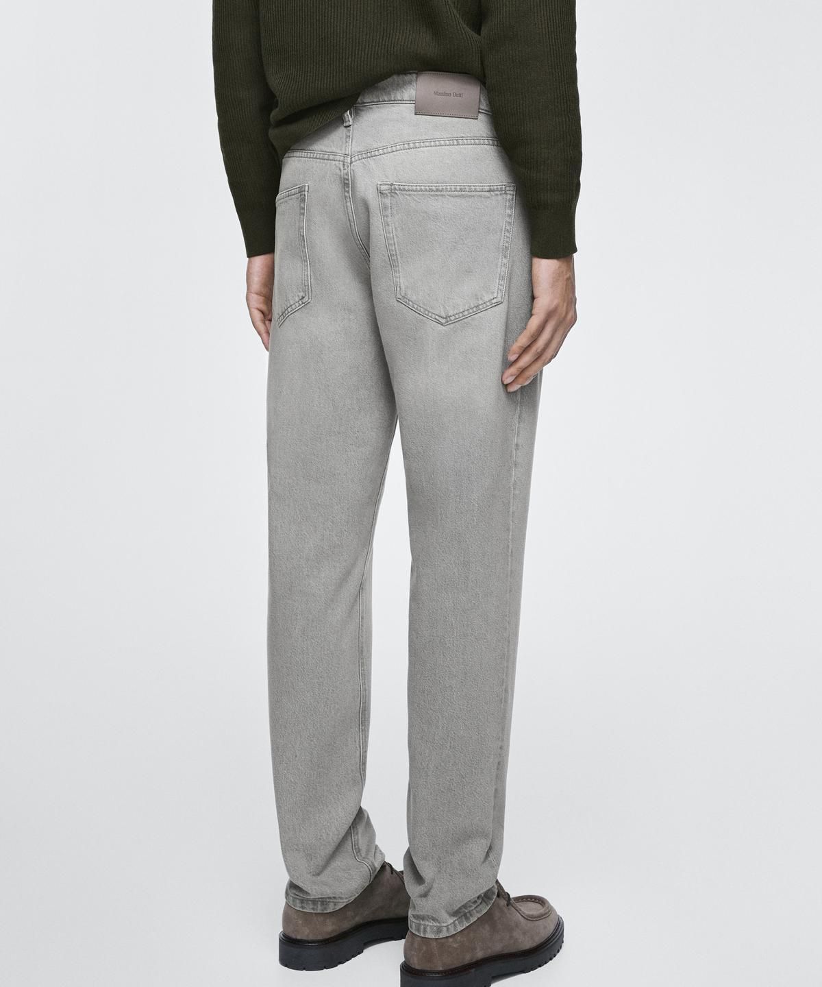 마시모두띠(MASSIMO DUTTI) 테이퍼드핏 진