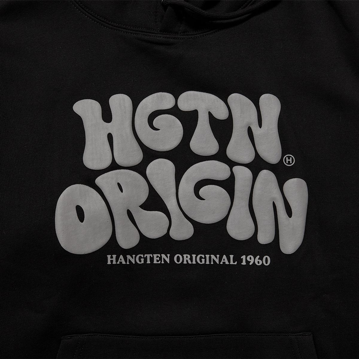 행텐(HANGTEN) 공용 백 브러쉬 퍼프 로고 후드티셔츠_100(10540-031-823-12)