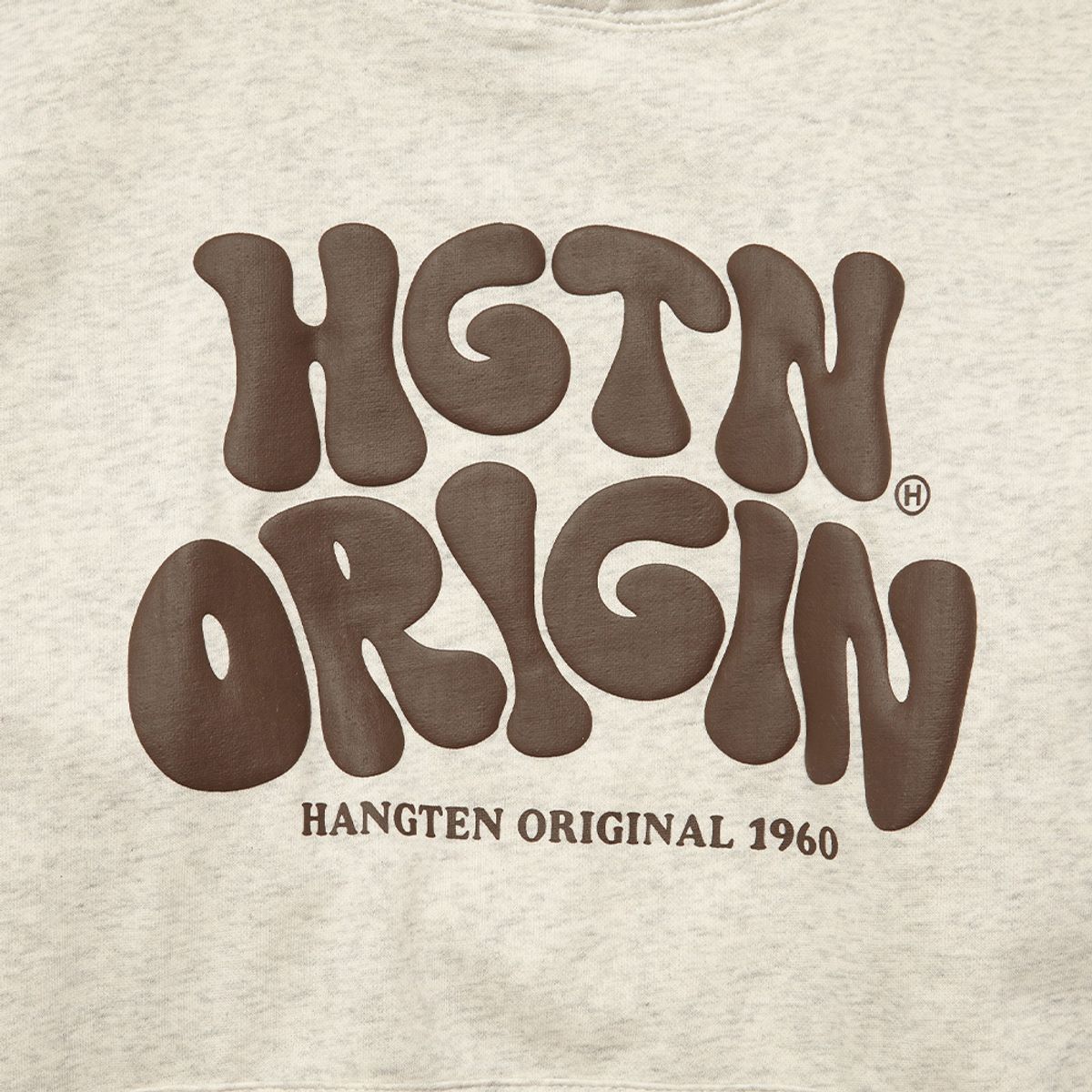 행텐(HANGTEN) 공용 백 브러쉬 퍼프 로고 후드티셔츠_101(10540-031-823-12)