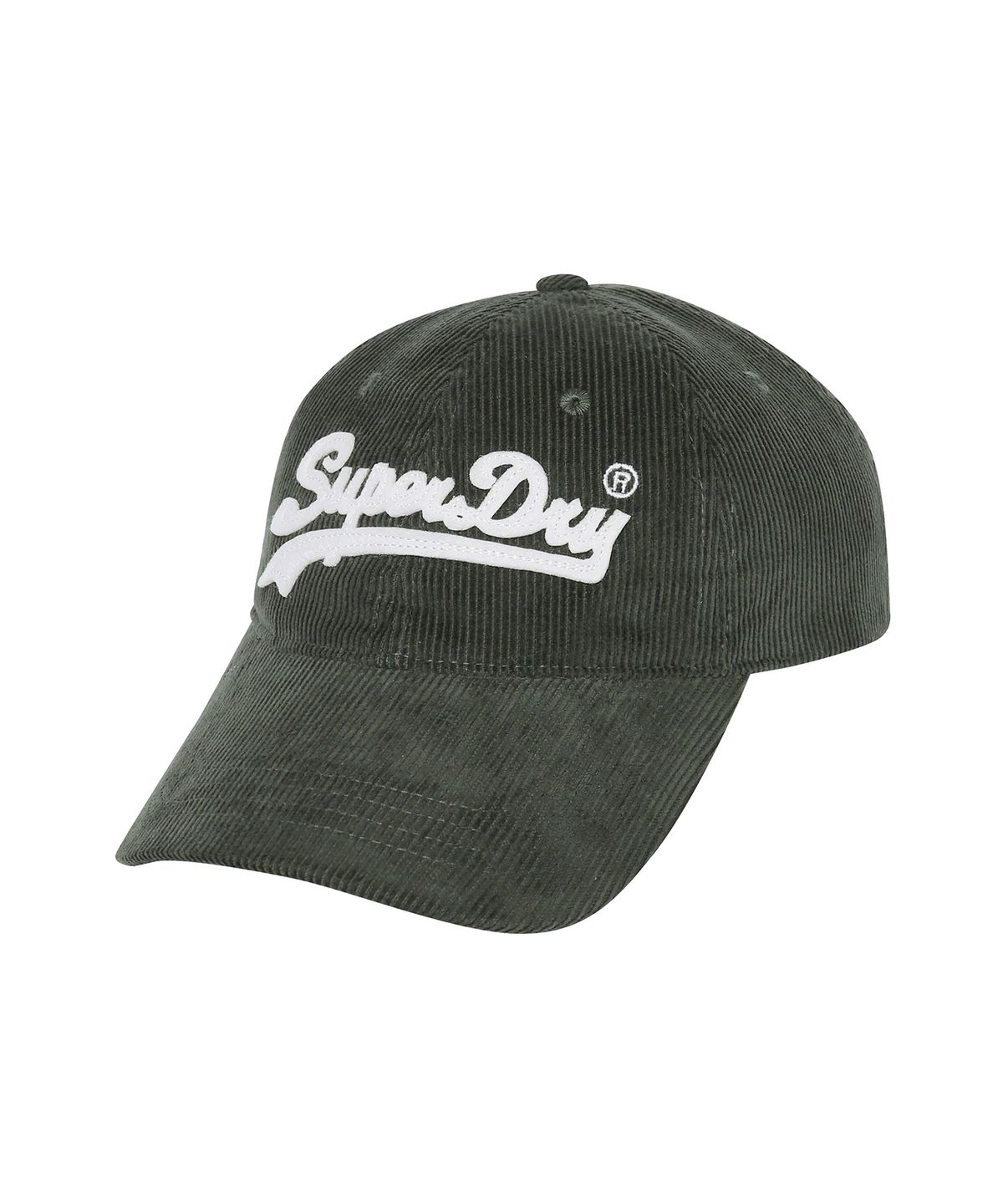 슈퍼드라이(SUPERDRY) 펠트 코듀로이 볼캡 카키