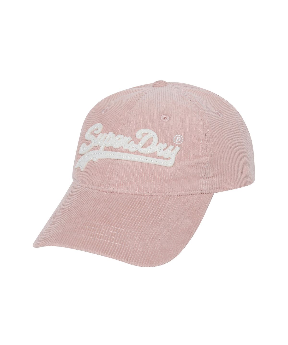 슈퍼드라이(SUPERDRY) 펠트 코듀로이 볼캡 핑크