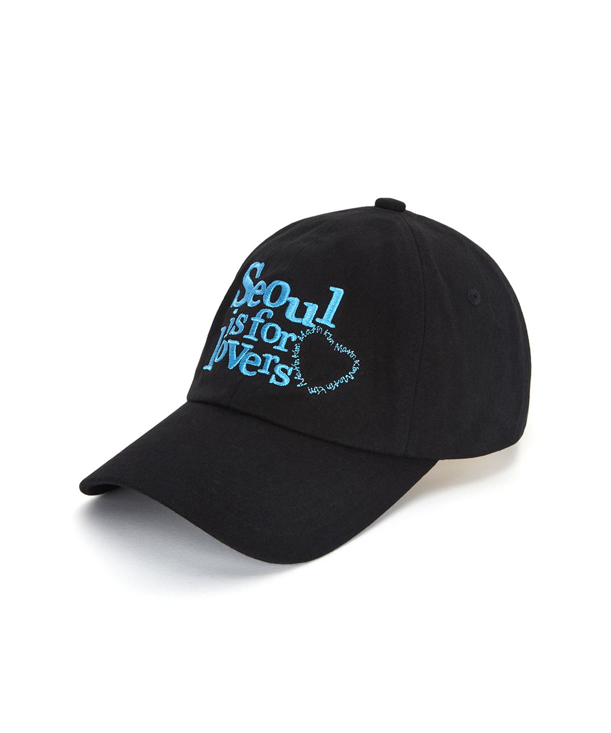 MUSINSA公式 | MATIN KIM SEOUL LOVERS GRAFFITI BASIC BALL CAP IN BLACK