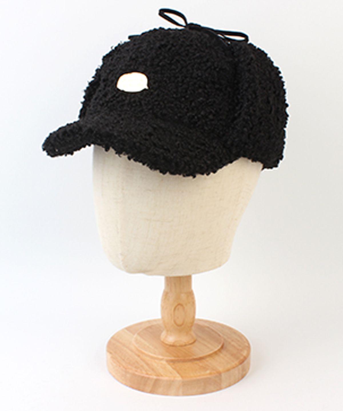 유니버셜 케미스트리(UNIVERSAL CHEMISTRY) Bubble Fleece Black Earflap Cap  귀달이모자
