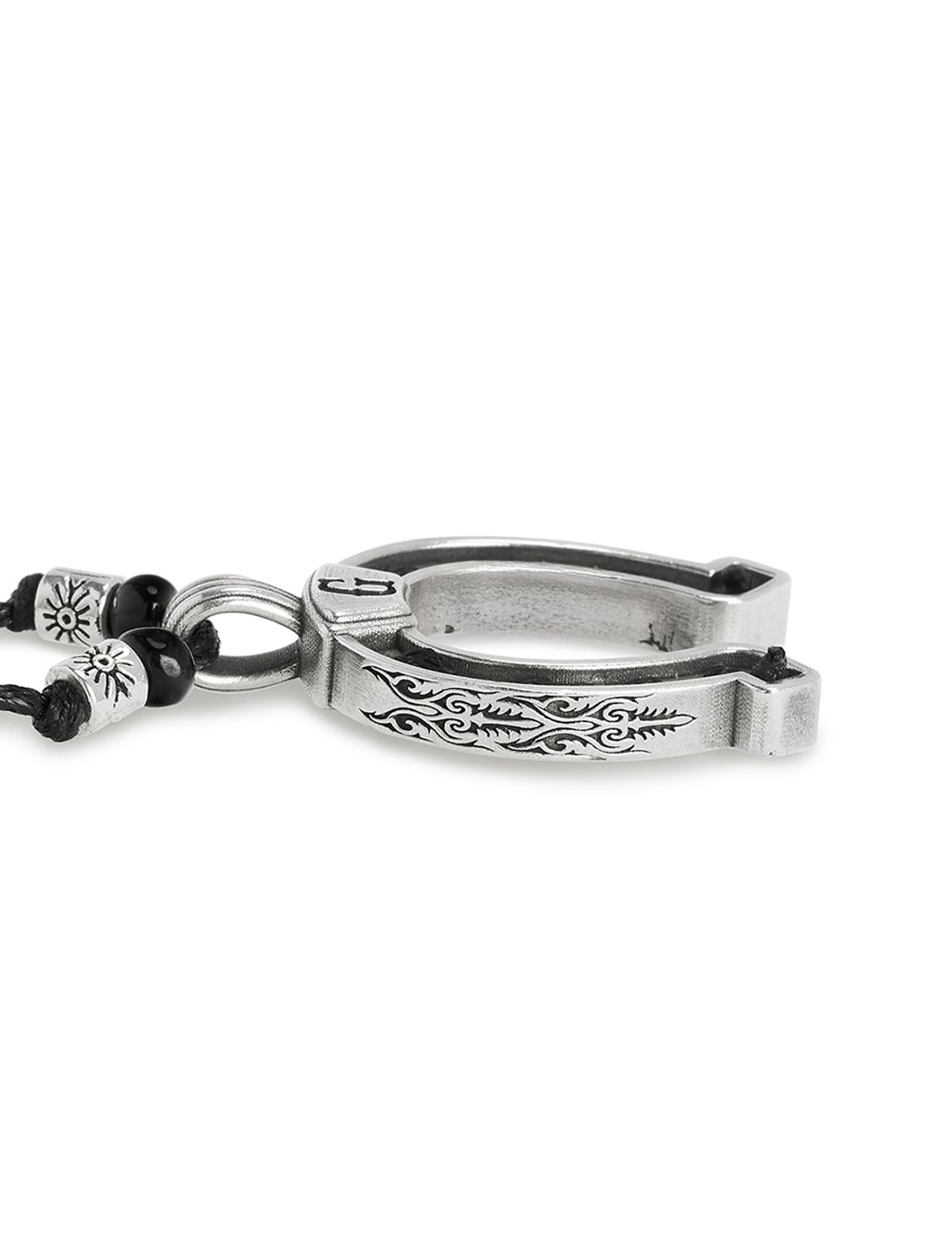 유네(YUNE) Horseshoe Initial Necklace_[Silver925]