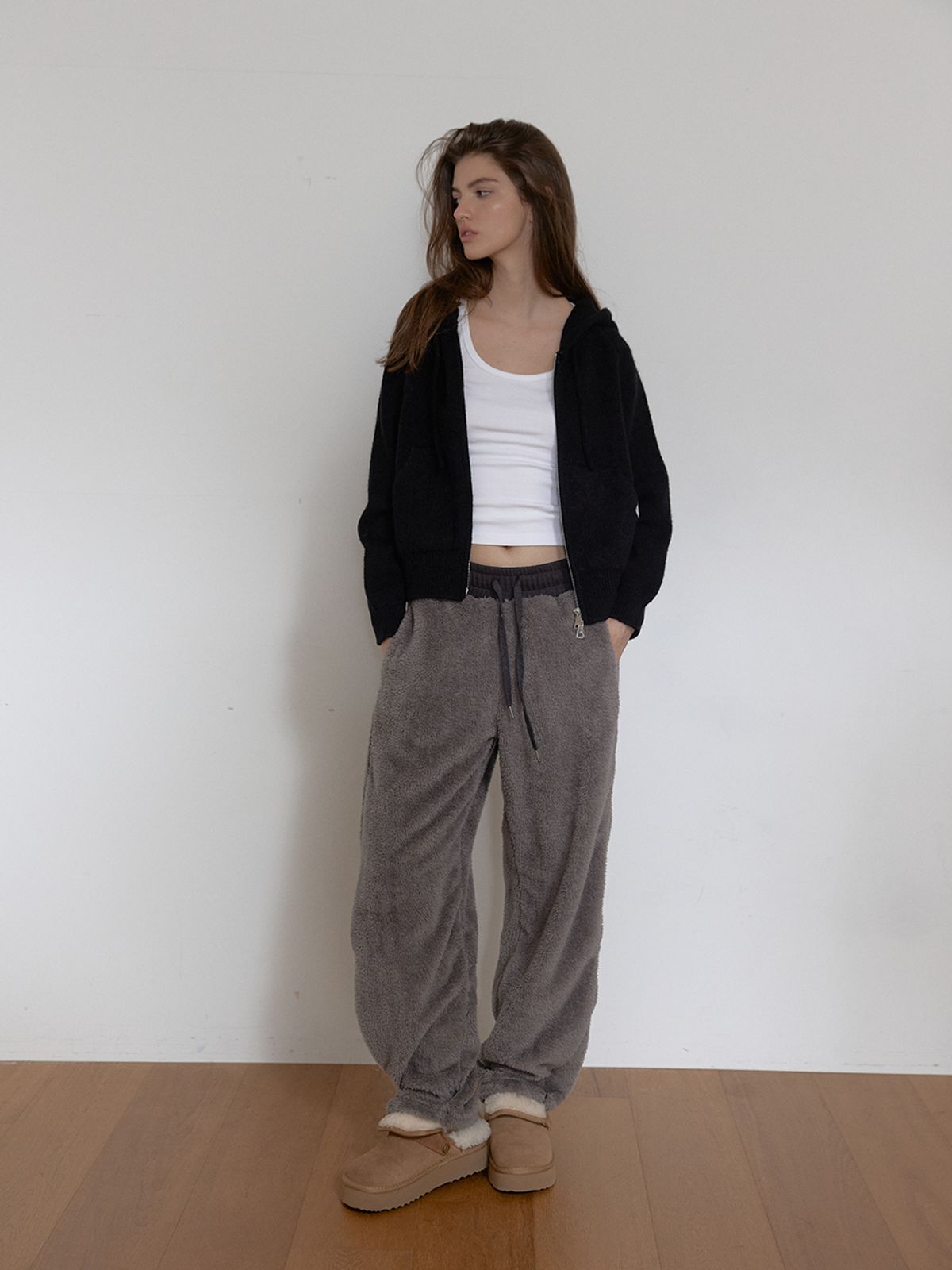 아수라(ASURA) COZY PANTS (CHARCOAL)