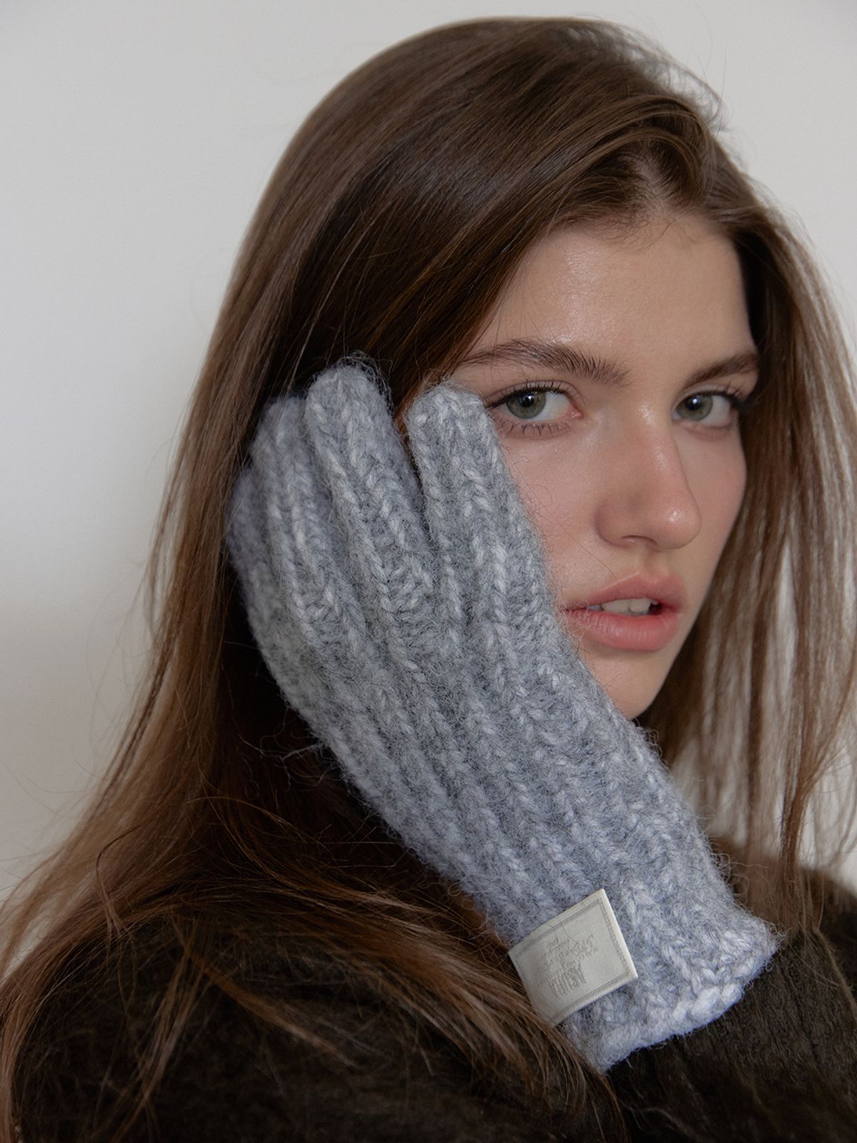 아수라(ASURA) MUTED LABEL GLOVES (GREY)