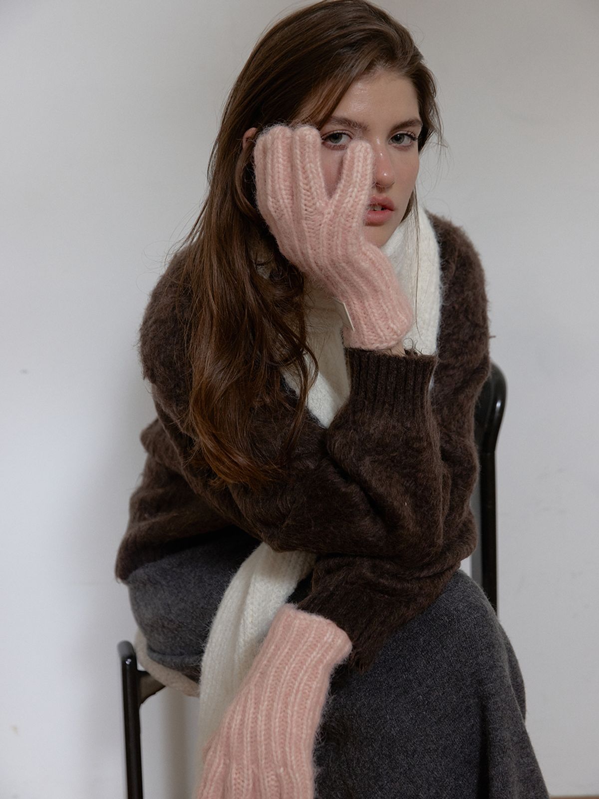 아수라(ASURA) MUTED LABEL GLOVES (PINK)