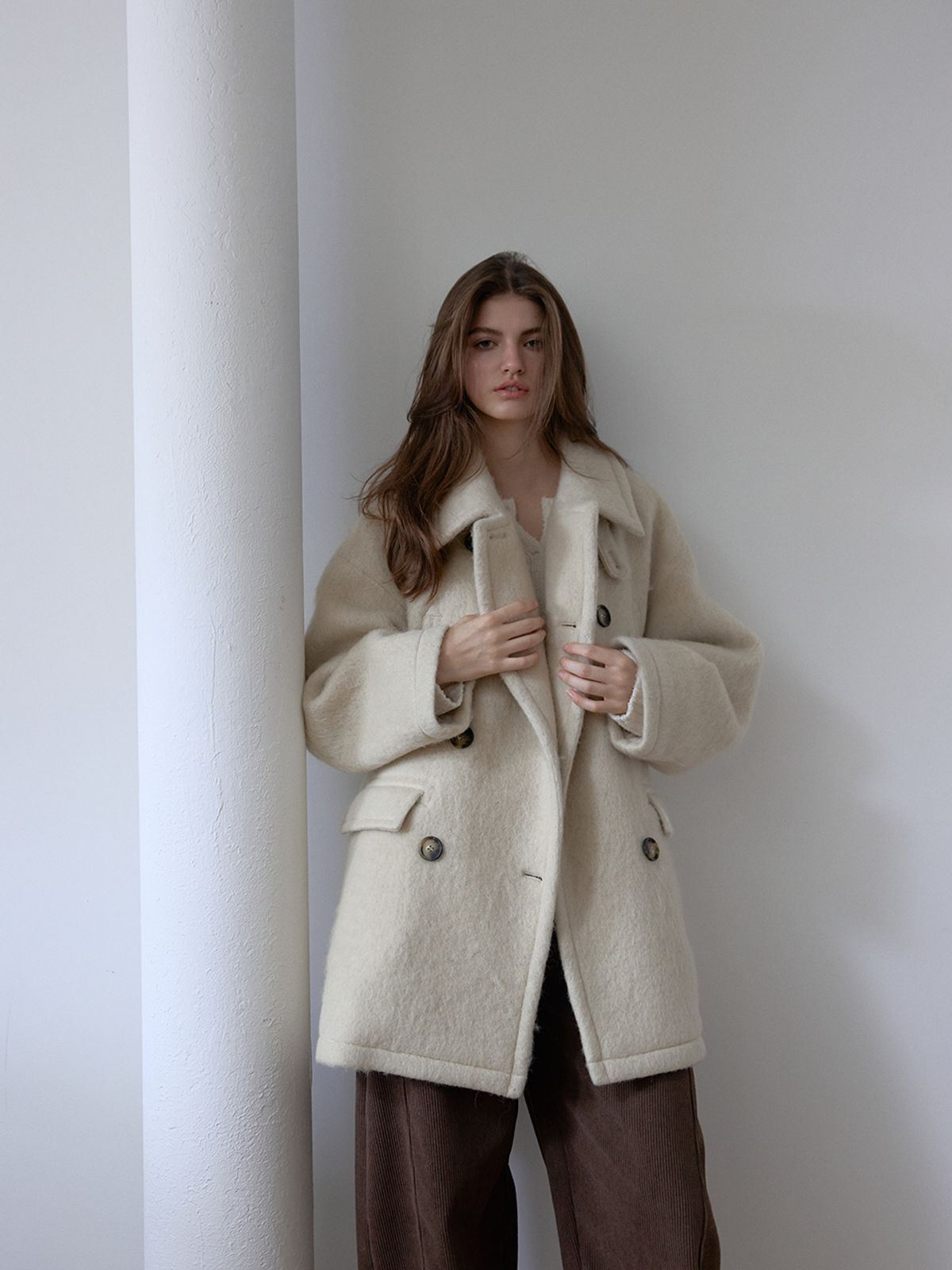 아수라(ASURA) WINTER HAZE COAT (BEIGE)
