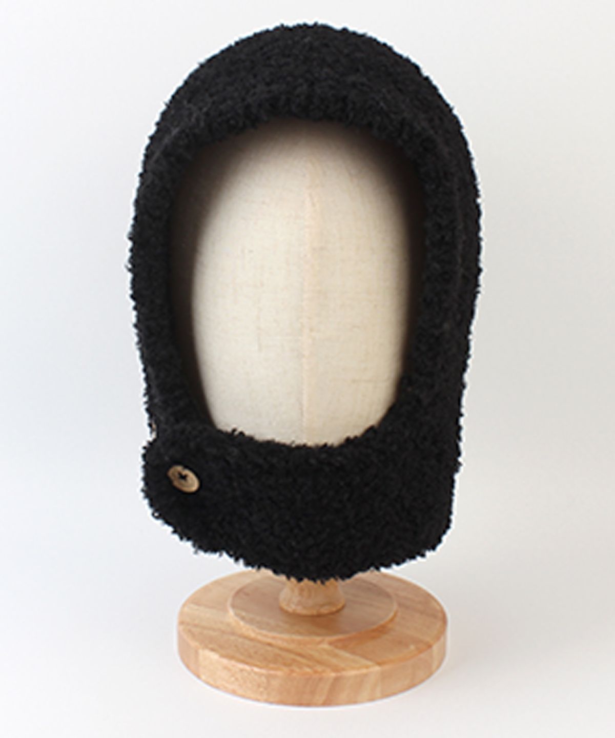 유니버셜 케미스트리(UNIVERSAL CHEMISTRY) Fleece Button Black Balaclava 바라클라바