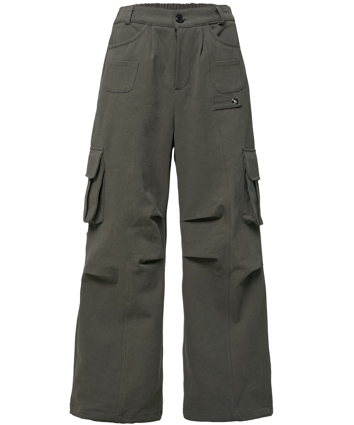 플레어업(FLAREUP) Wide Cargo Pants (FL-262_Grayish Khaki)