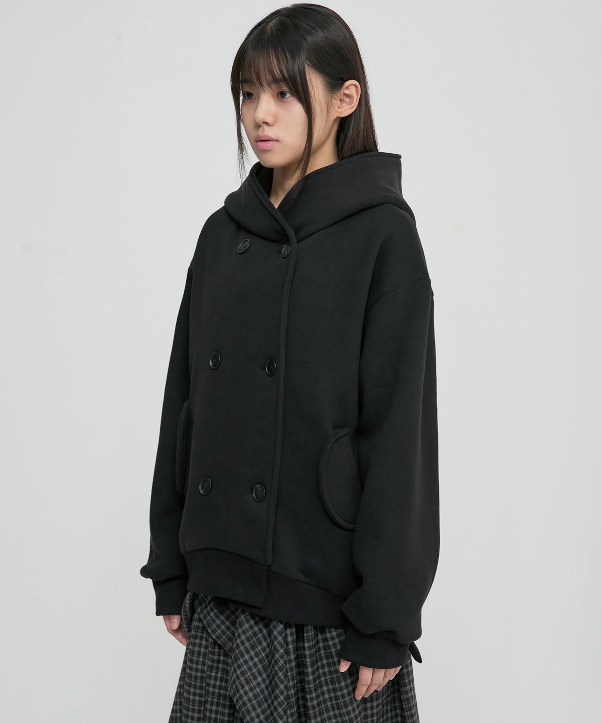 플레어업(FLAREUP) Double Hoodie (FL-101_Black)