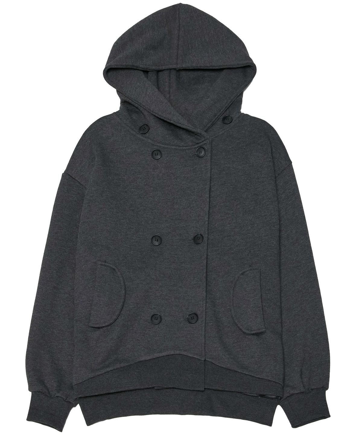 플레어업(FLAREUP) Double Hoodie (FL-101_Charcoal)