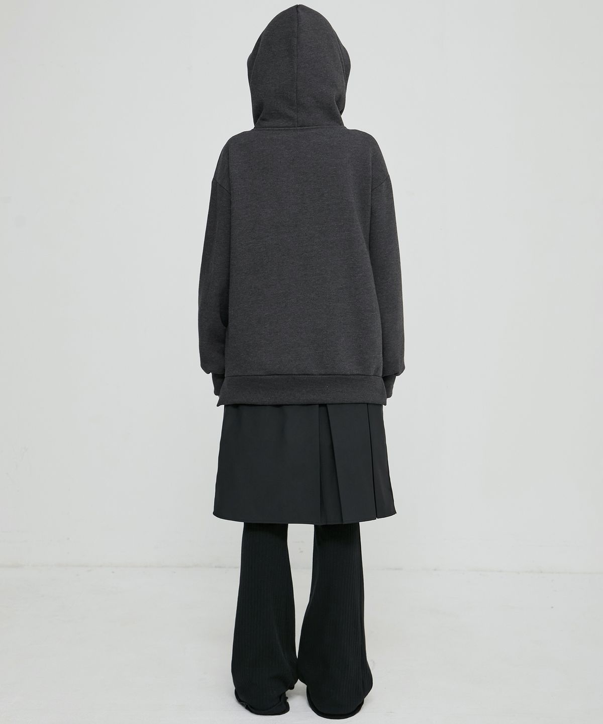 플레어업(FLAREUP) Double Hoodie (FL-101_Charcoal)