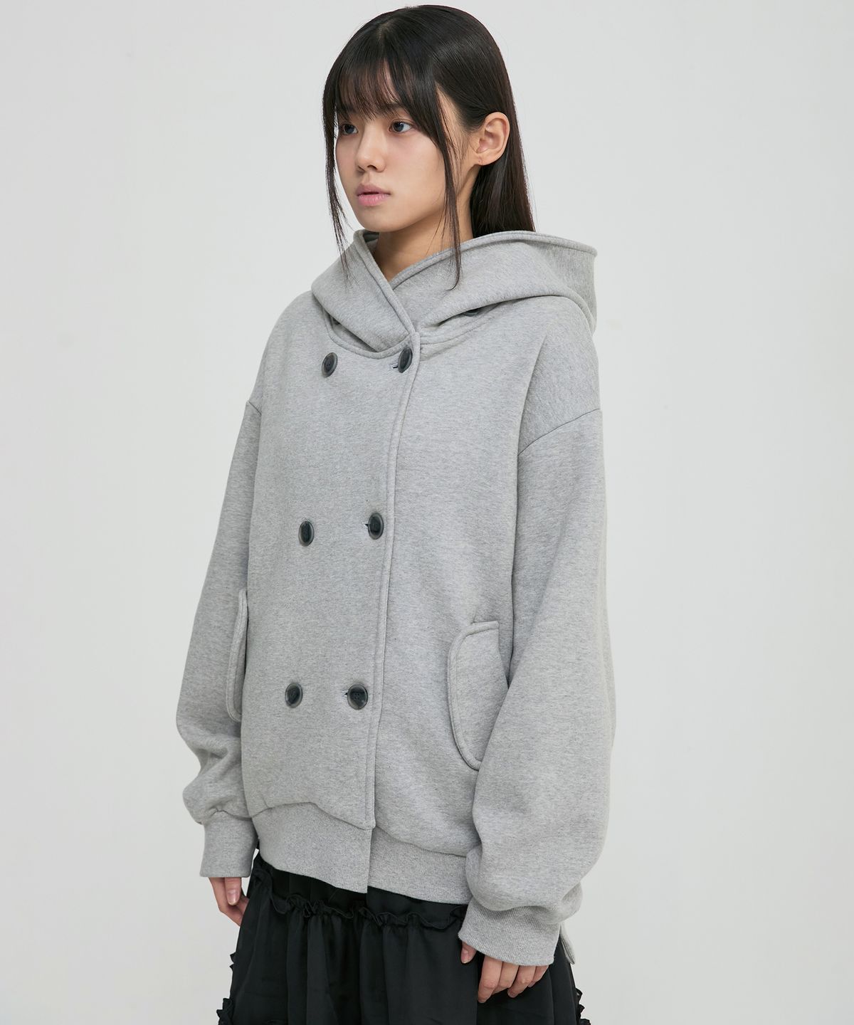 플레어업(FLAREUP) Double Hoodie (FL-101_Gray)