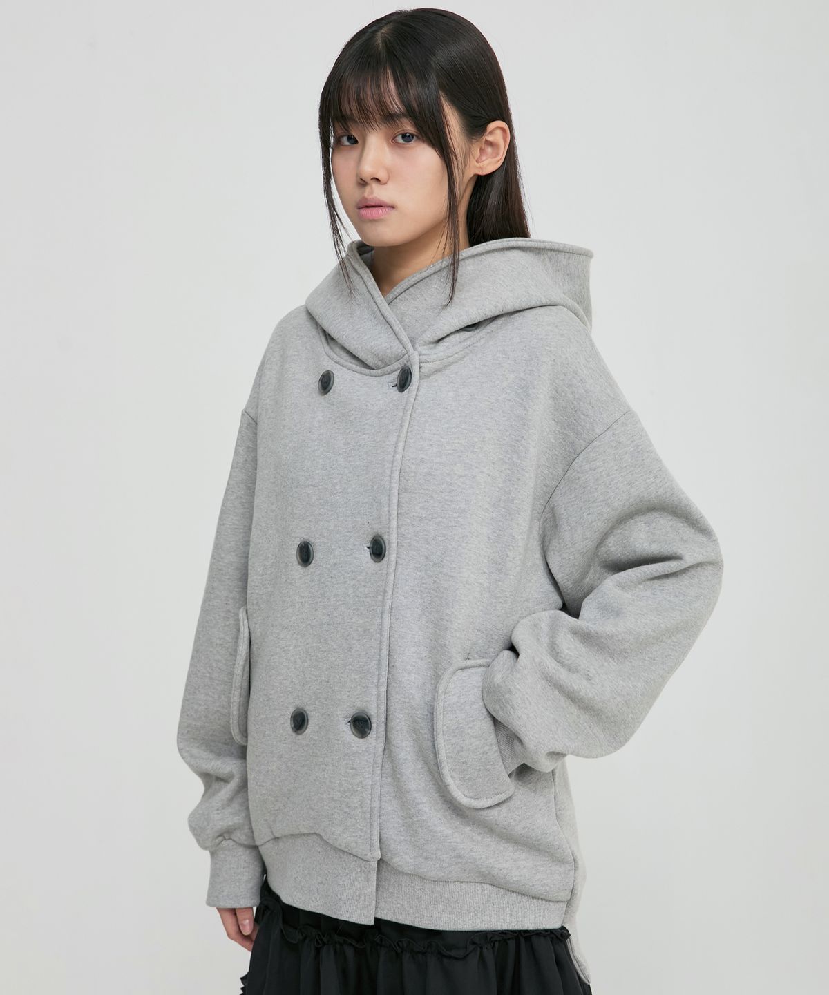 플레어업(FLAREUP) Double Hoodie (FL-101_Gray)