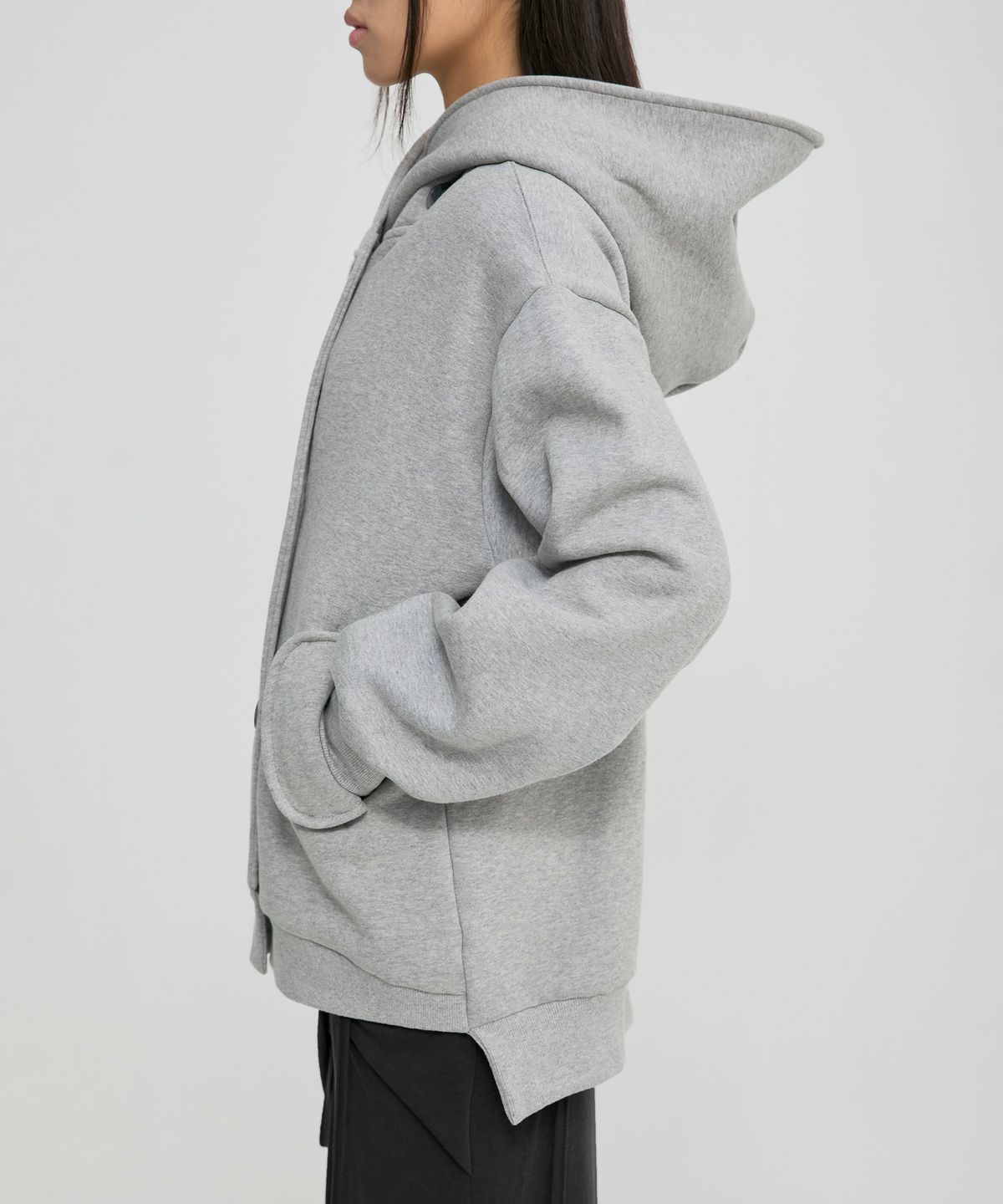 플레어업(FLAREUP) Double Hoodie (FL-101_Gray)