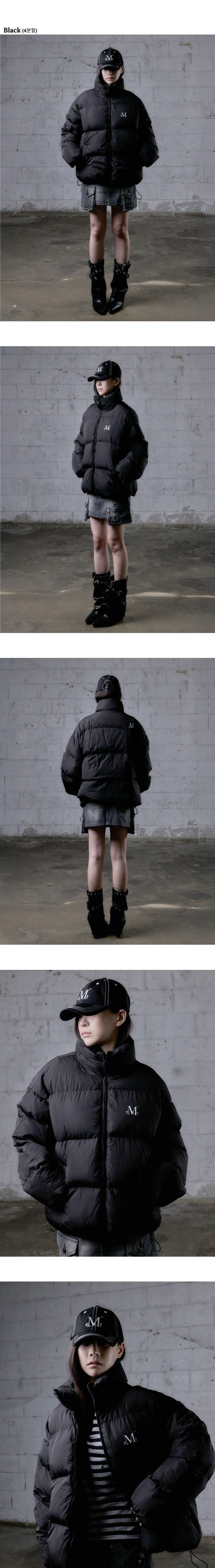 MUSINSA公式 | MUCENT Hep High Neck Signature Wellon Padding Unisex