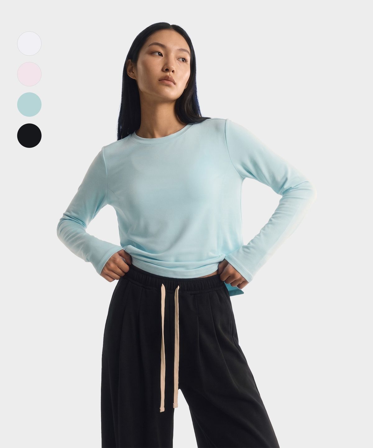 무신사 스탠다드 스포츠(MUSINSA STANDARD SPORTS) 퀵드라이 슬림핏 롱슬리브 우먼 (4color)