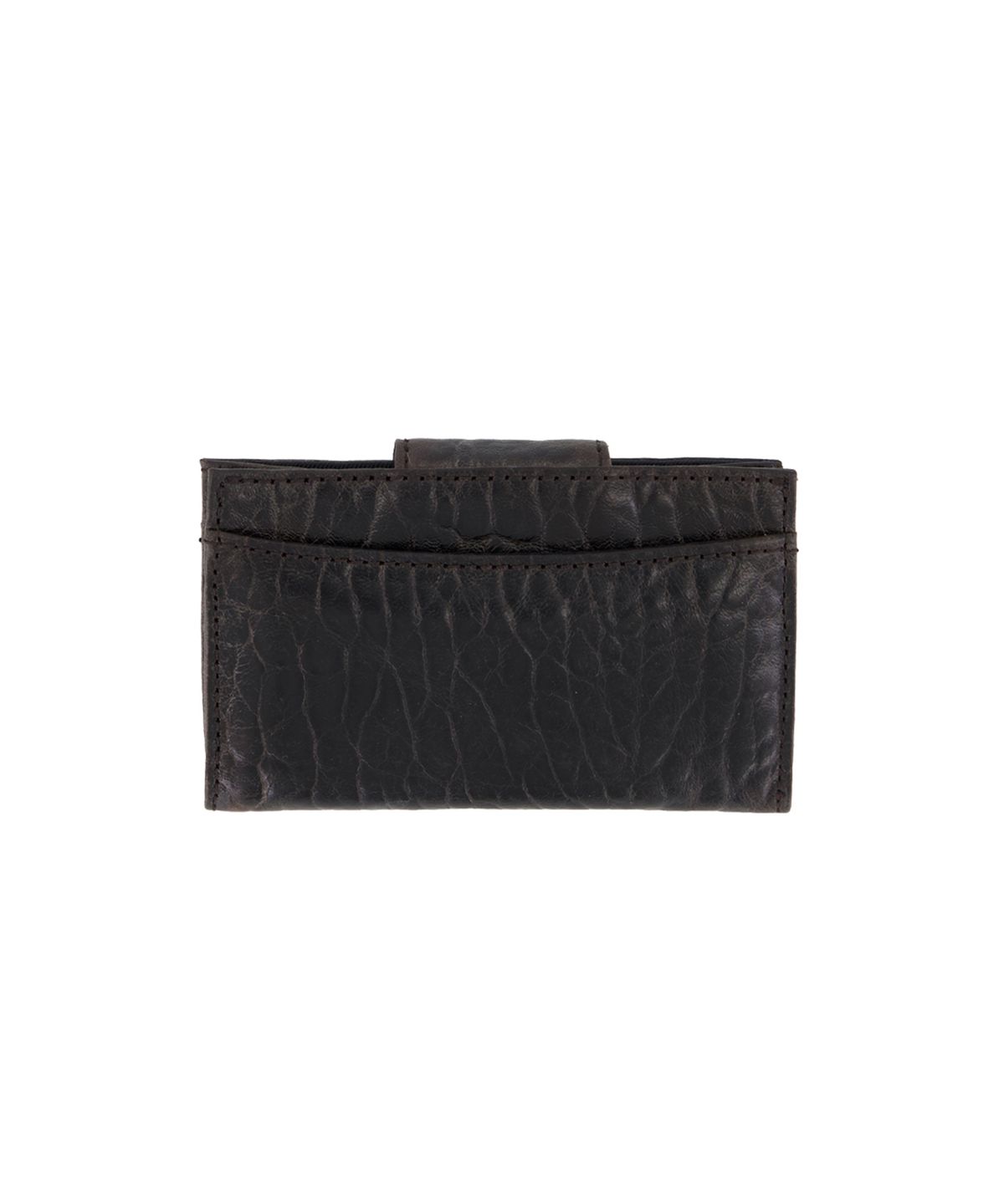시월107(SIWL107) Fleur Card Wallet (Chocolate)