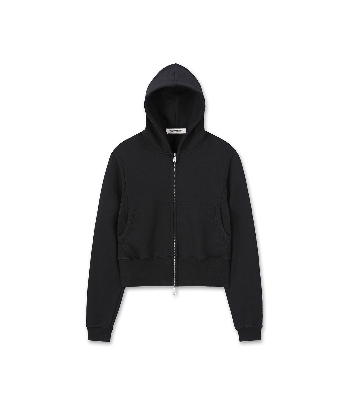 9999아카이브(9999ARCHIVE) W Archive Side Slit Hood Zip-Up