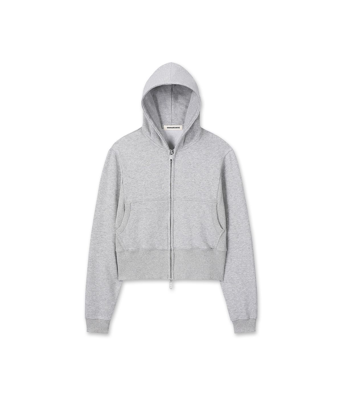 9999아카이브(9999ARCHIVE) W Archive Side Slit Hood Zip-Up