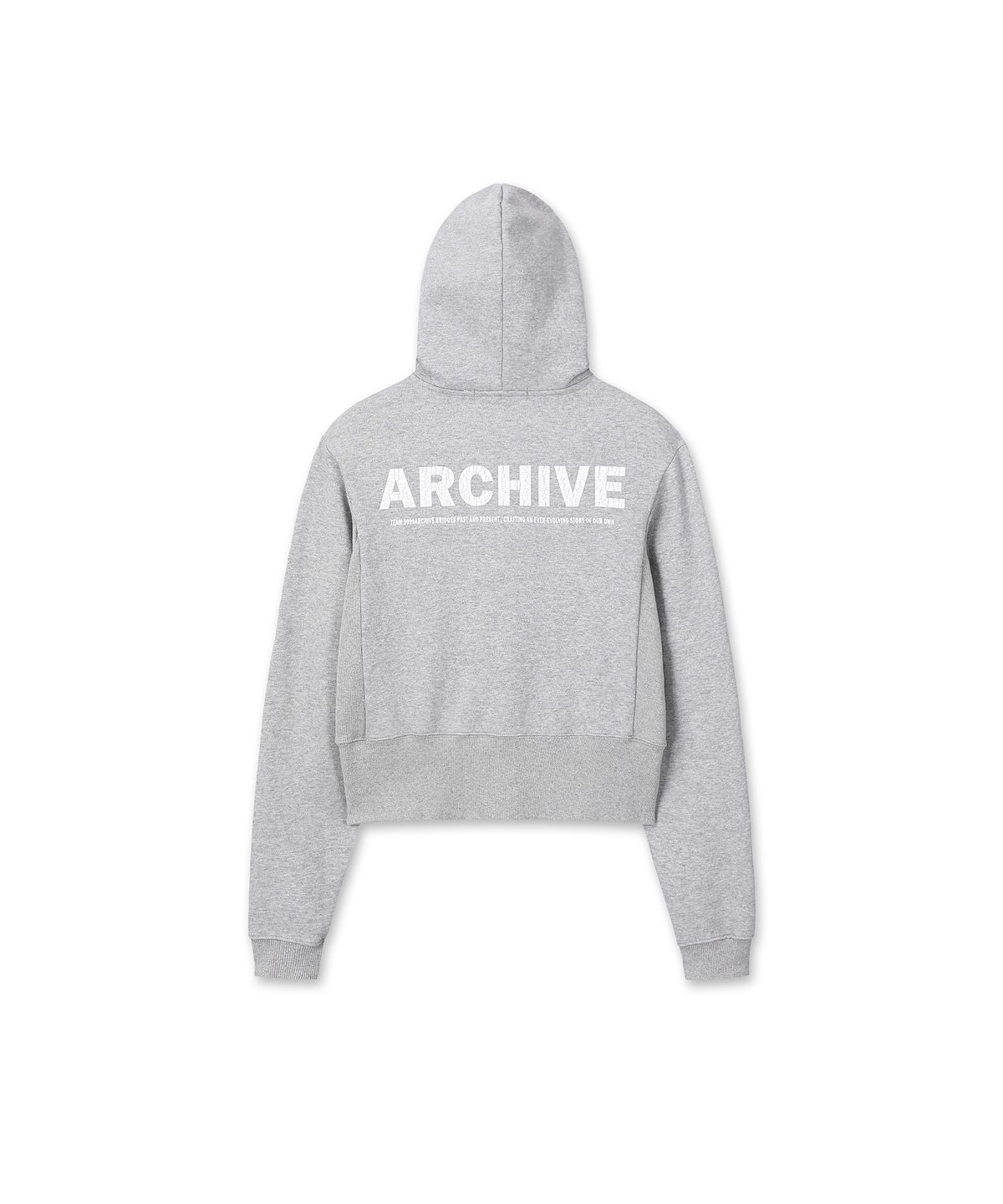 9999아카이브(9999ARCHIVE) W Archive Side Slit Hood Zip-Up