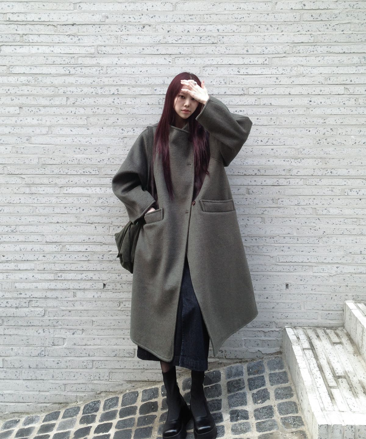 쿨키튼(KOOLKITTEN) Moonlit Stroll Long Coat & Bag