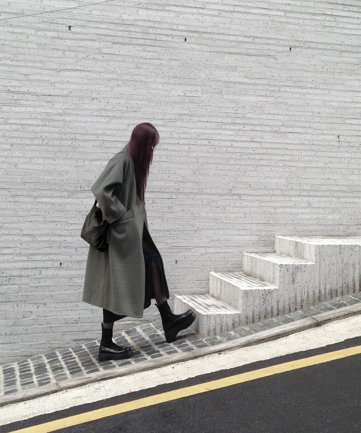 쿨키튼(KOOLKITTEN) Moonlit Stroll Long Coat & Bag