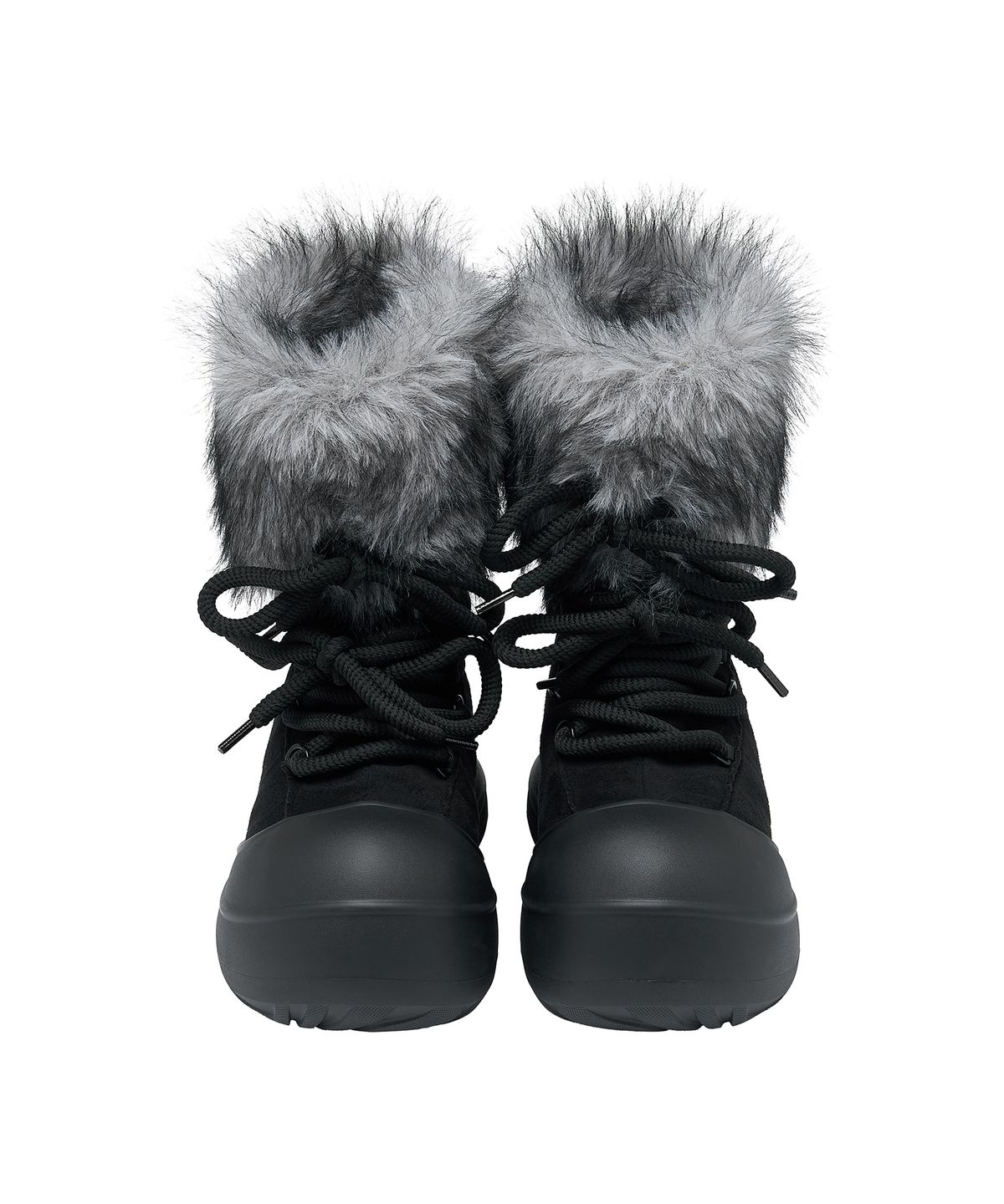 레씨토(LECYTO) Skadi Rope Fur Boots_[Black]