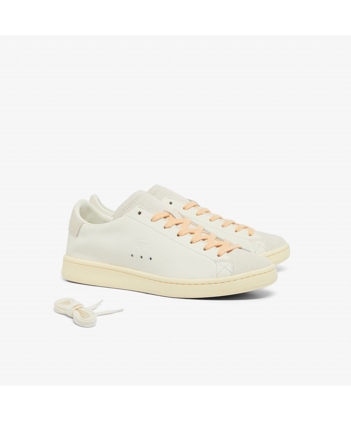 라코스테(LACOSTE) 여성 카나비 Set 레더 스니커즈 RZ9038W55G AI9