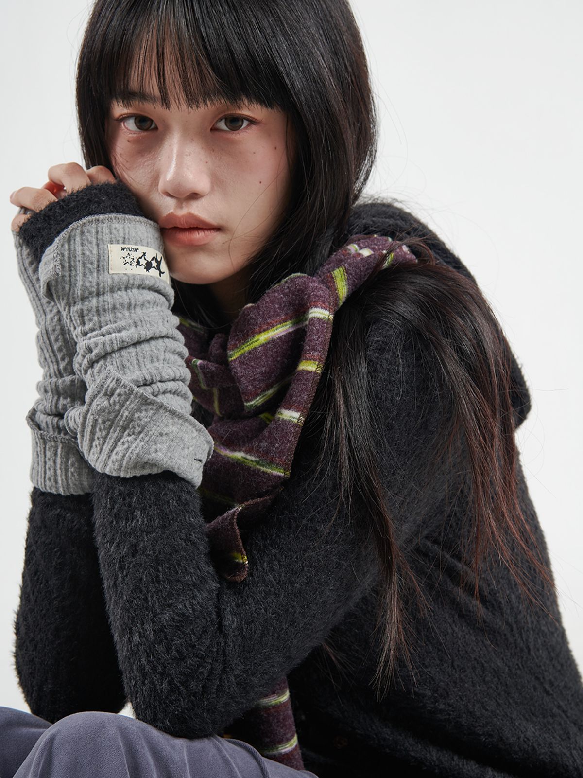 무음(MUWM) 후지이 핸드 머플러 세트 Fujii Hand Muffler Set (2 Colors)