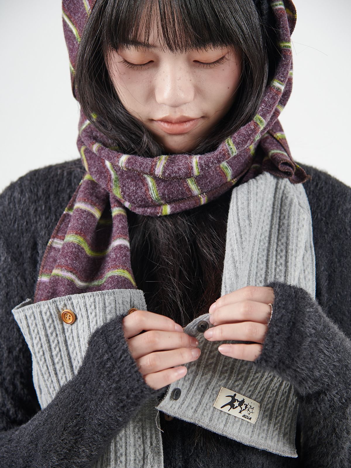 무음(MUWM) 후지이 핸드 머플러 세트 Fujii Hand Muffler Set (2 Colors)