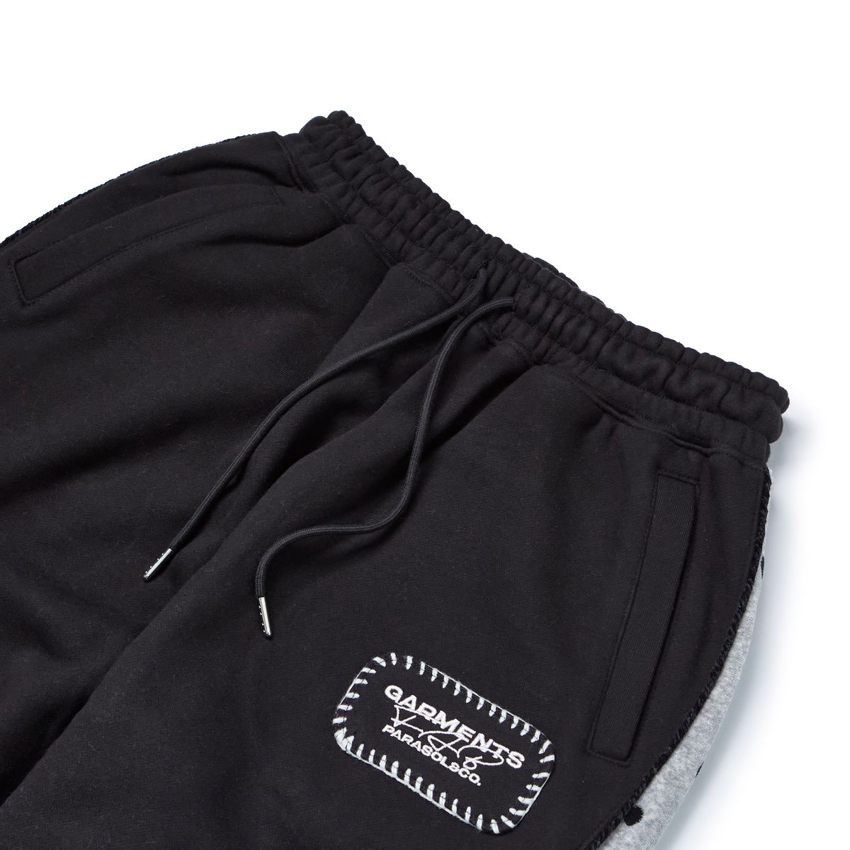 가먼츠팹(GARMENTS FAB) Velour Dot Piping Sweatpants (BLACK)