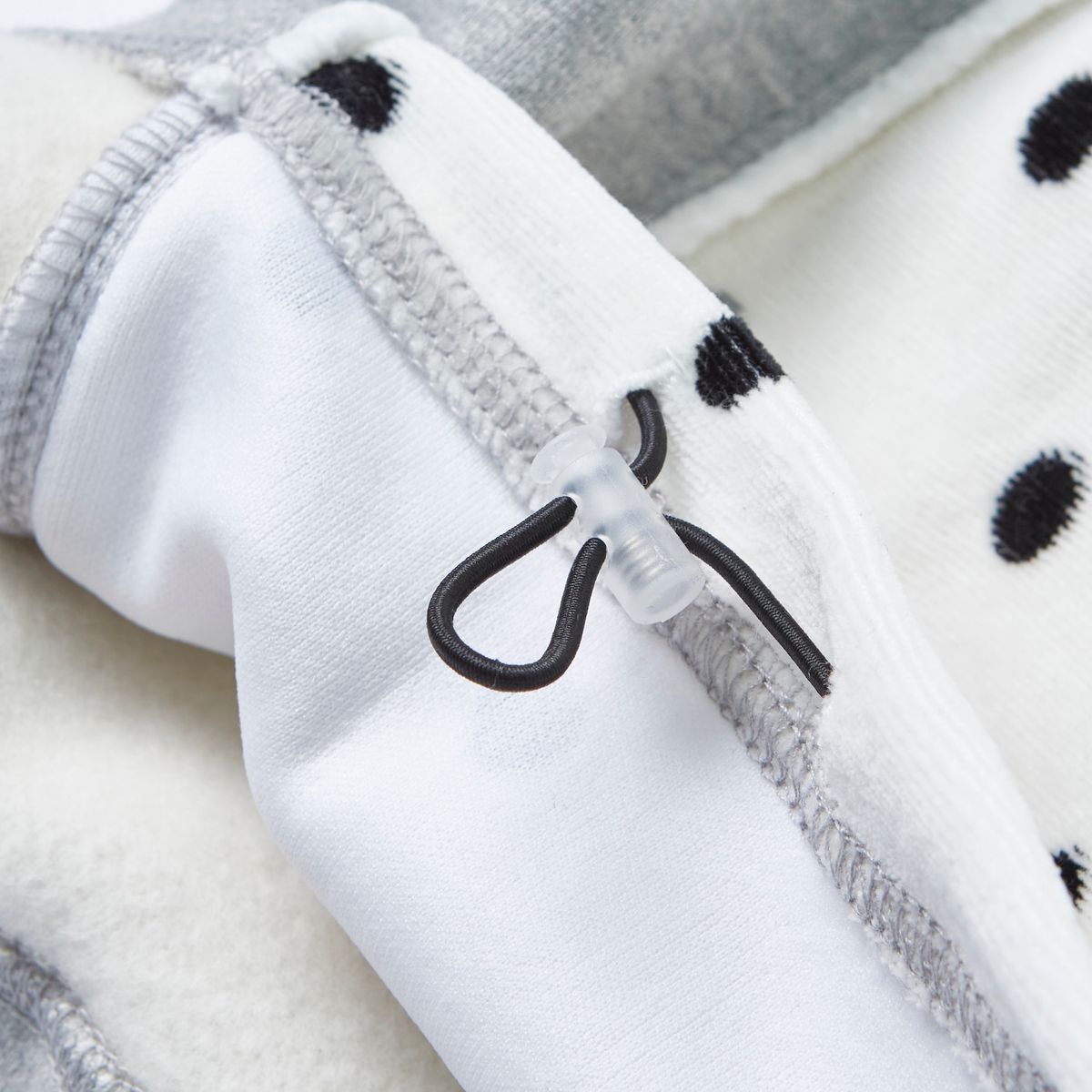 가먼츠팹(GARMENTS FAB) Velour Dot Piping Sweatpants (MELANGE GRAY)