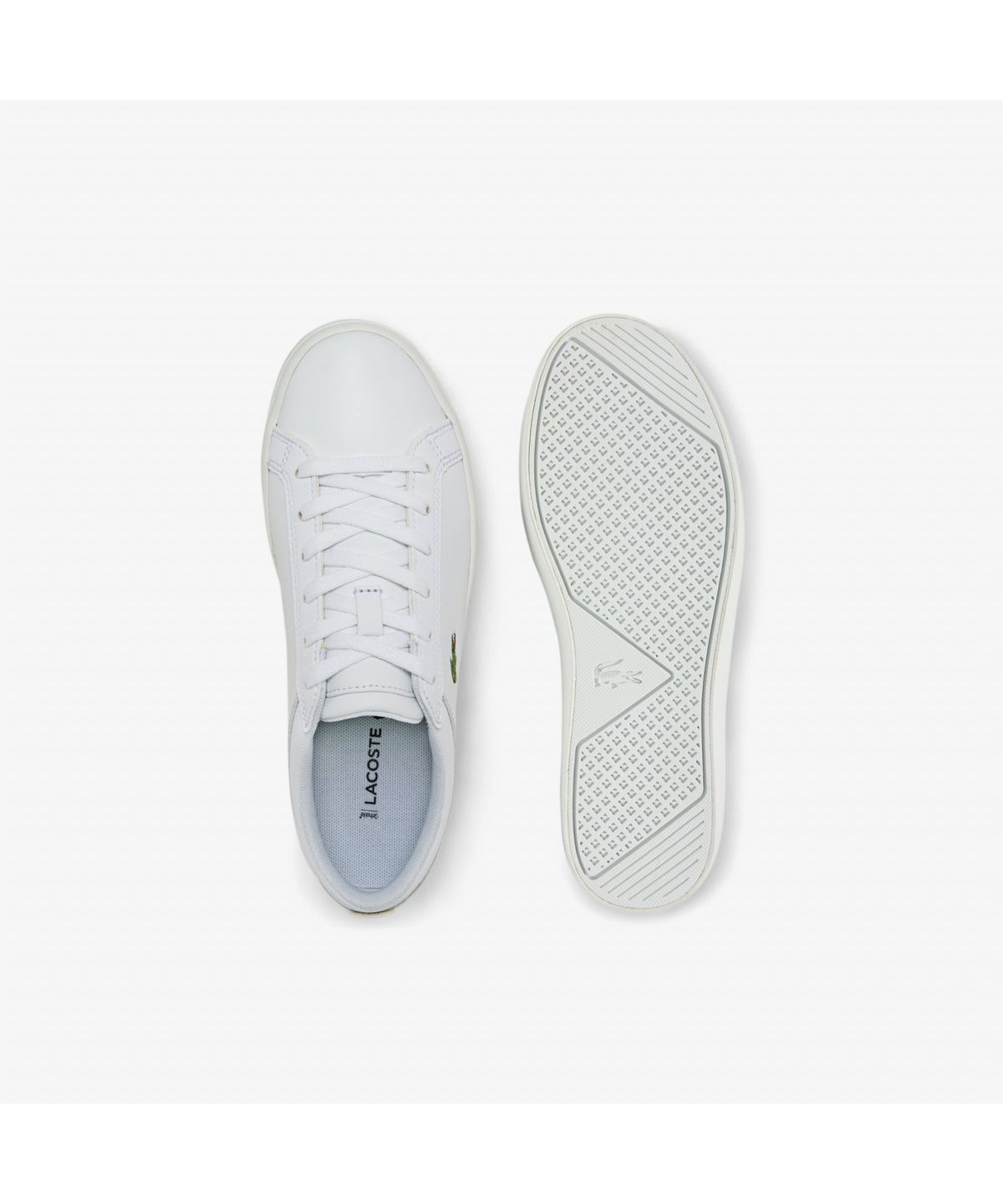 라코스테(LACOSTE) 여성 Straightset 레더 스니커즈 RZ0133W55G 001