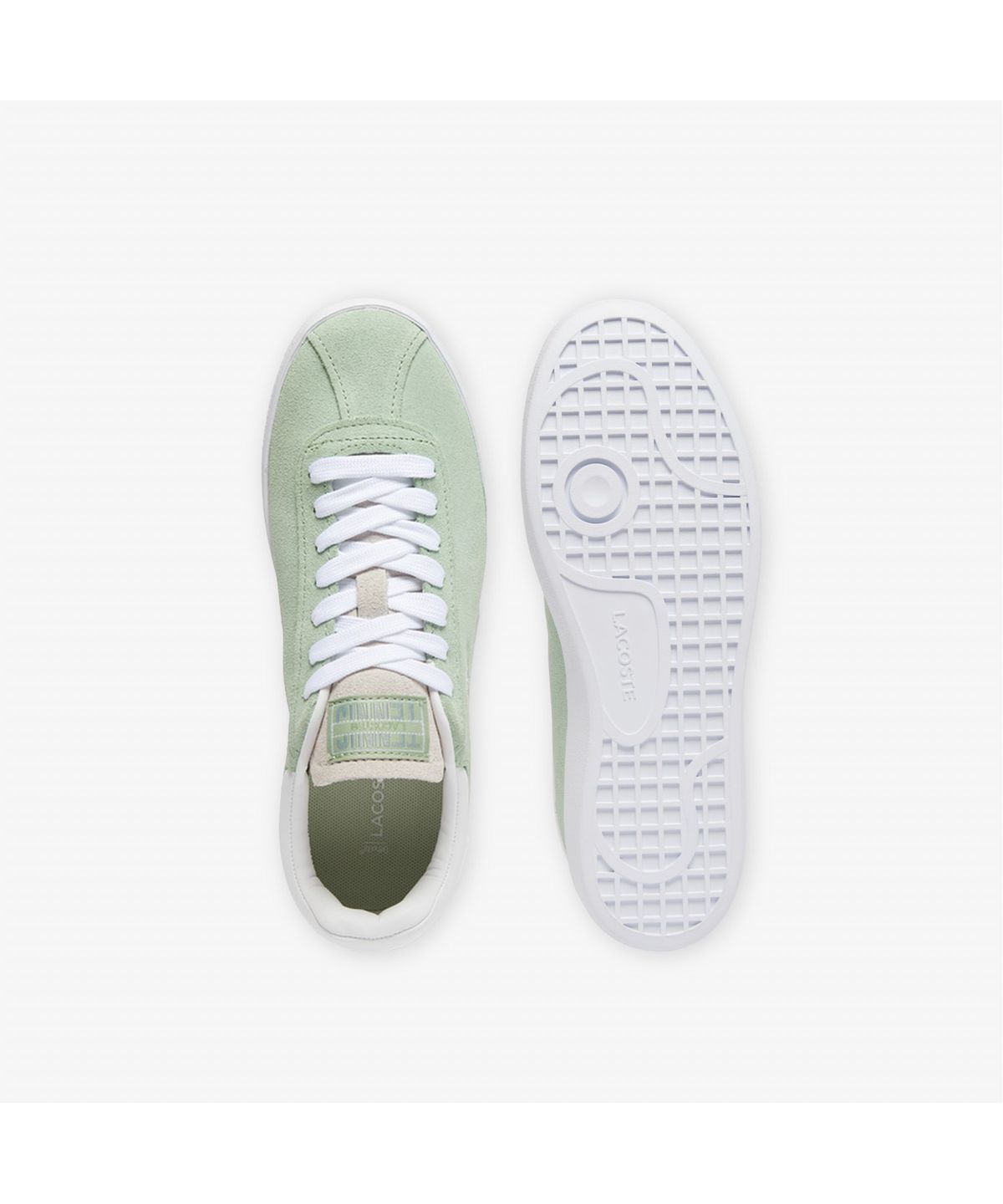 라코스테(LACOSTE) 여성 베이스샷 스웨이드 스니커즈 RZ9053W55G 1R7