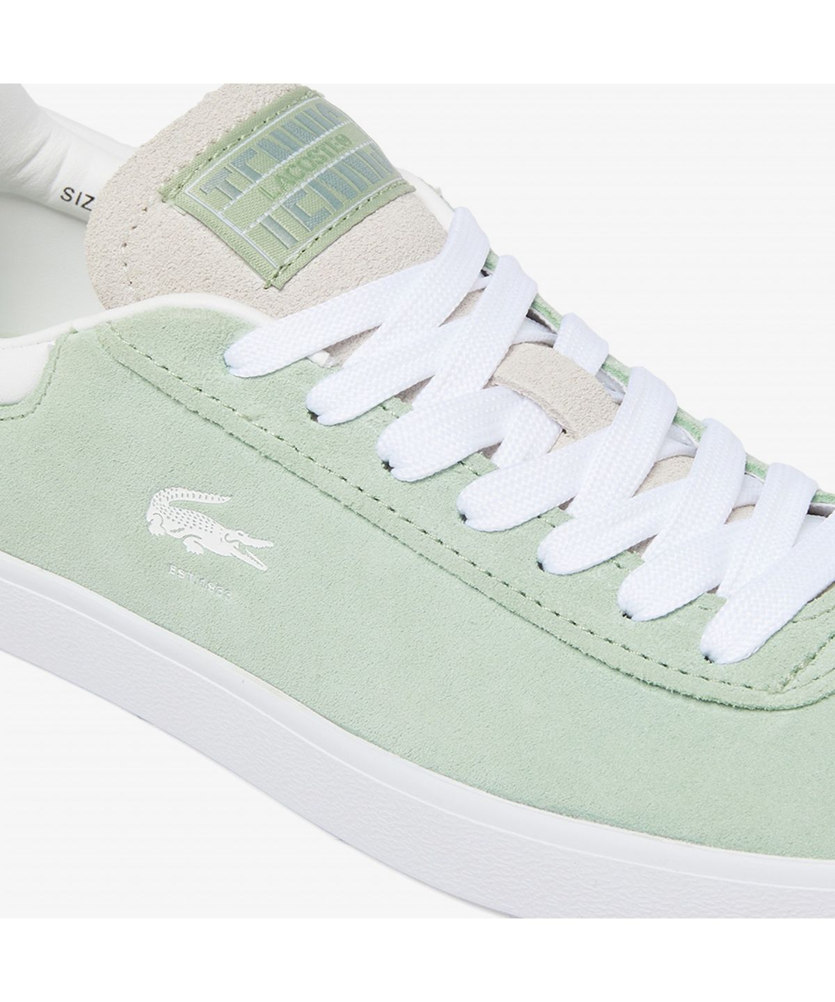 라코스테(LACOSTE) 여성 베이스샷 스웨이드 스니커즈 RZ9053W55G 1R7