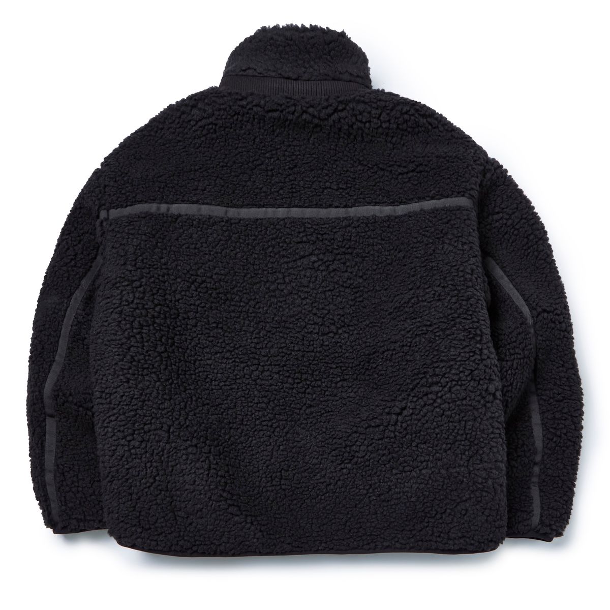가먼츠팹(GARMENTS FAB) Flower Crochet Sherpa Jacket (BLACK)