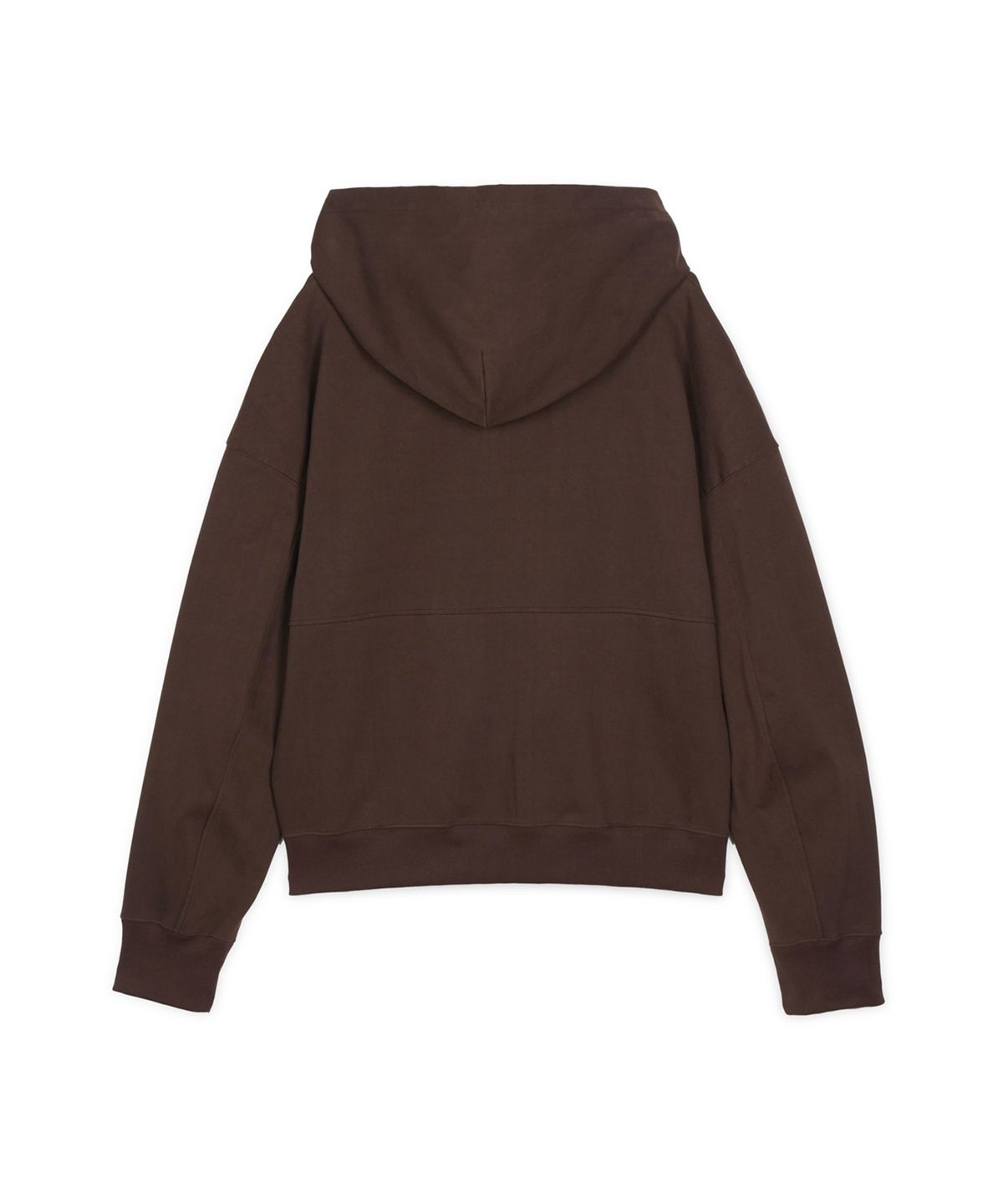 구보(GUVO) Light-duty zip-up hoodie, brown
