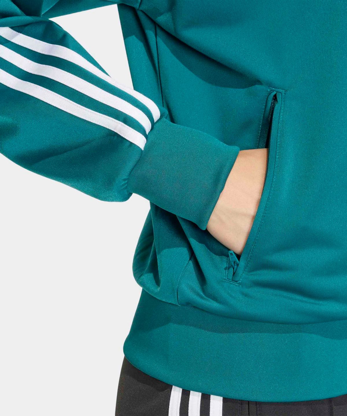 아디다스(ADIDAS) 레이스 브랜딩 파이어버드 트랙탑 - 그린 / KR9319