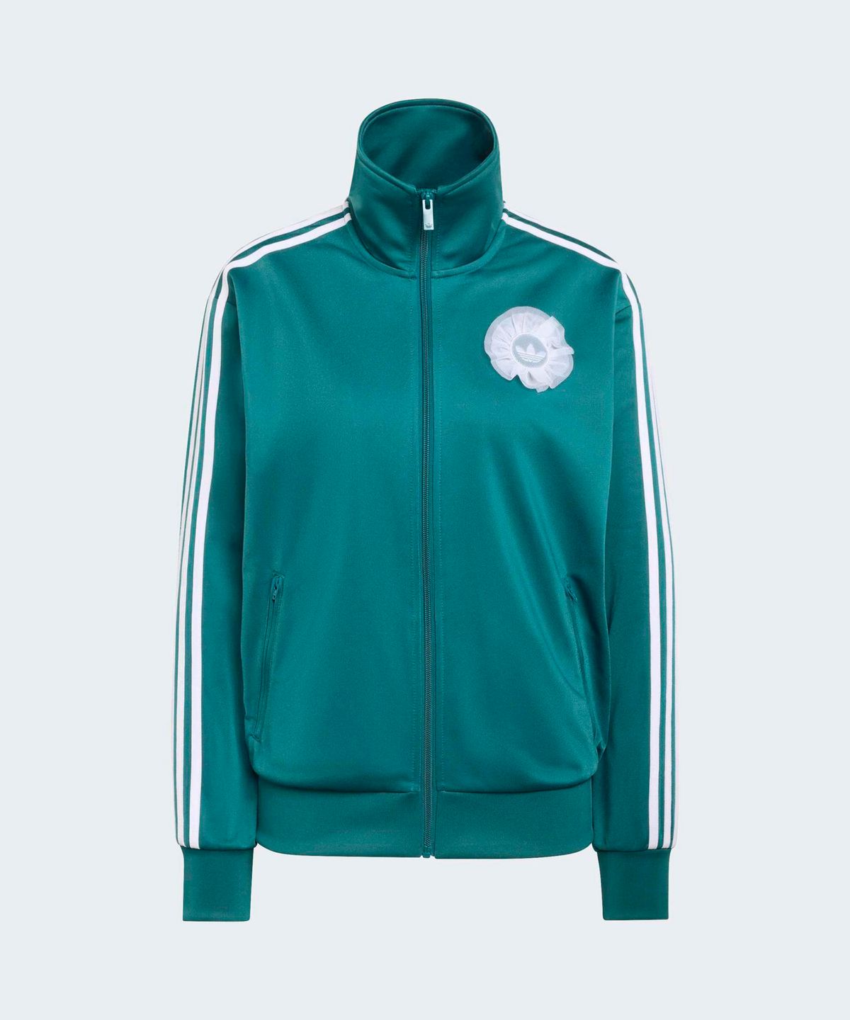 아디다스(ADIDAS) 레이스 브랜딩 파이어버드 트랙탑 - 그린 / KR9319