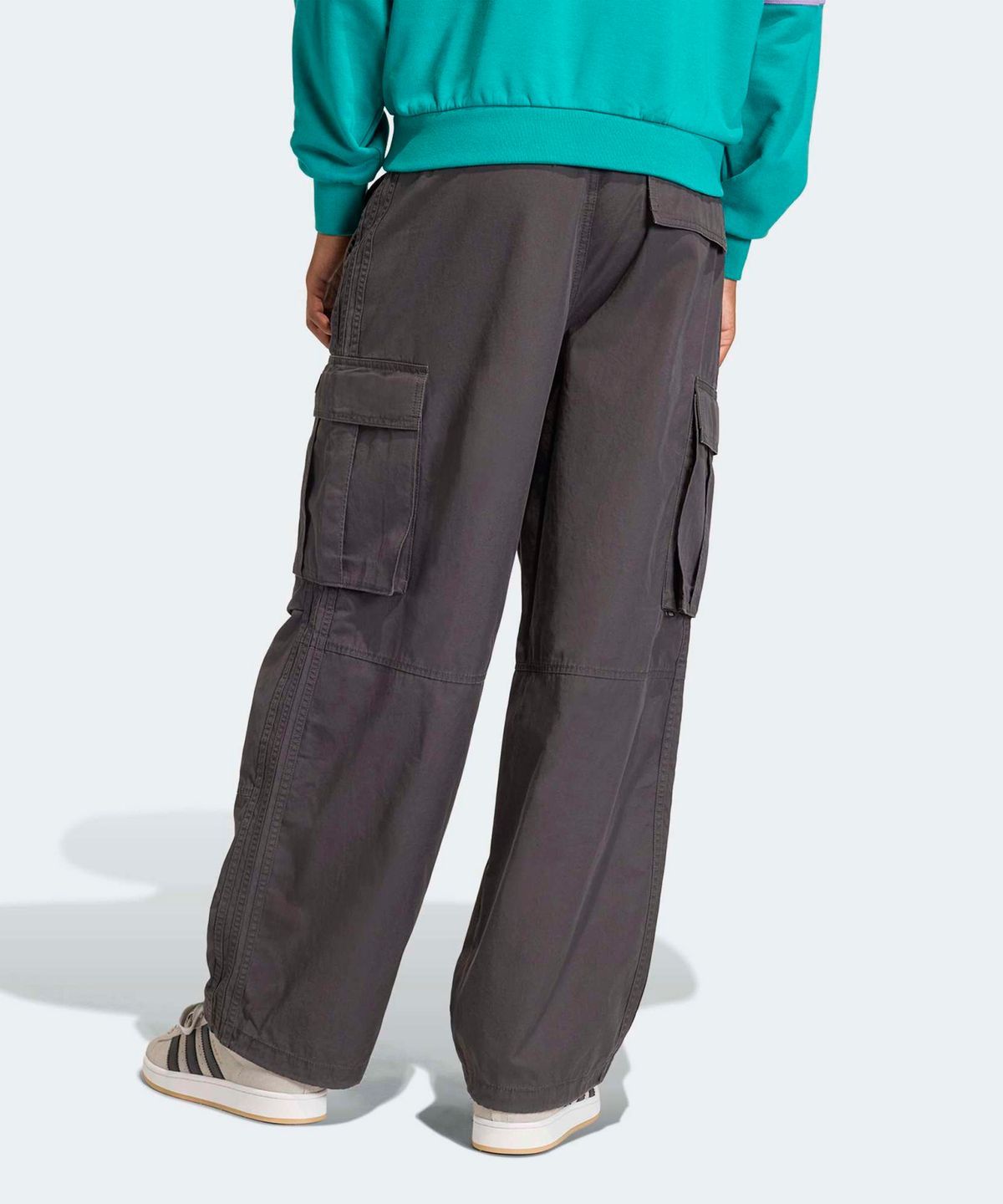 아디다스(ADIDAS) 90s 얼터너티브 스포츠 워시드 카고 팬츠 - 카본 / KS6854