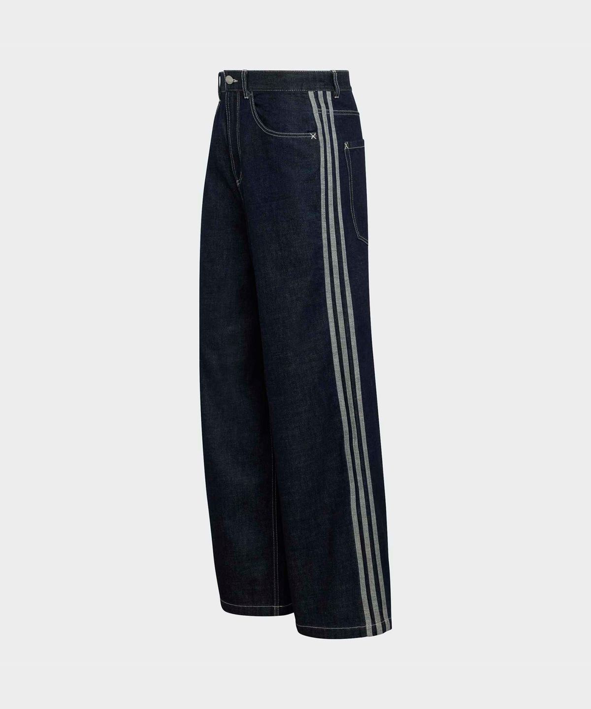 아디다스(ADIDAS) 90s 얼터너티브 스포츠 와이드 레그 스케이터 진 - 네이비 / KS6916