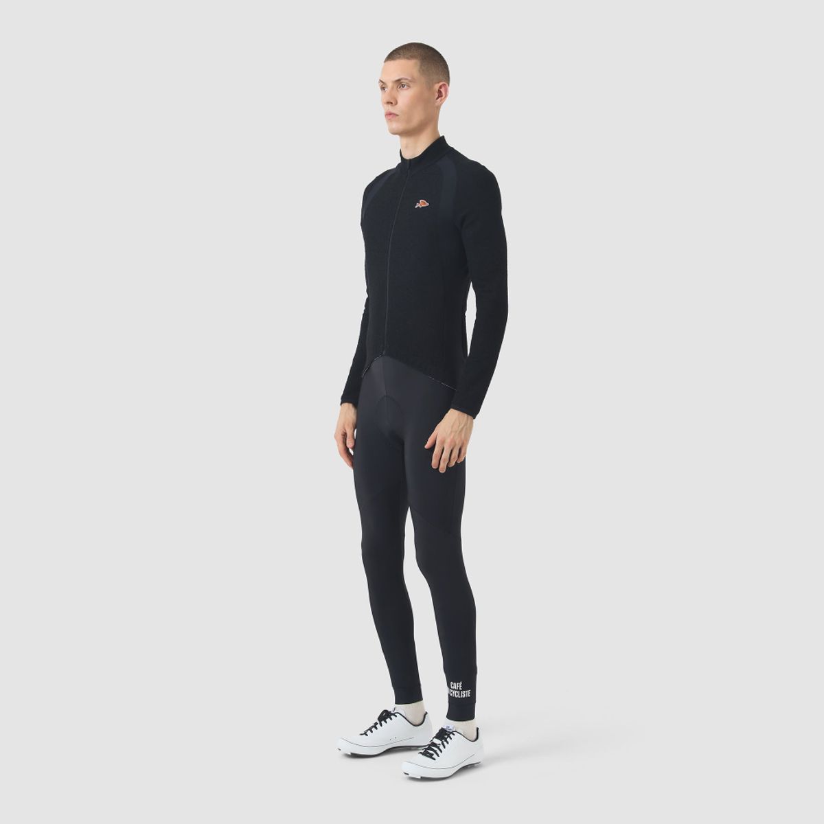 카페 드 사이클리스트(CAFE DU CYCLISTE) 마르그리트 클래식 긴팔 져지 블랙 남성