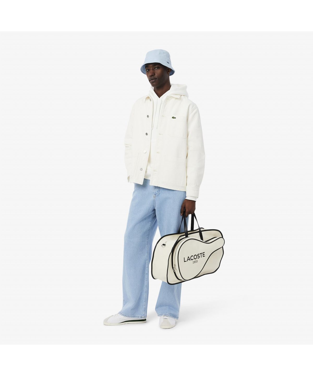라코스테(LACOSTE) 남성 코튼 버킷햇 RK2056-55G T01