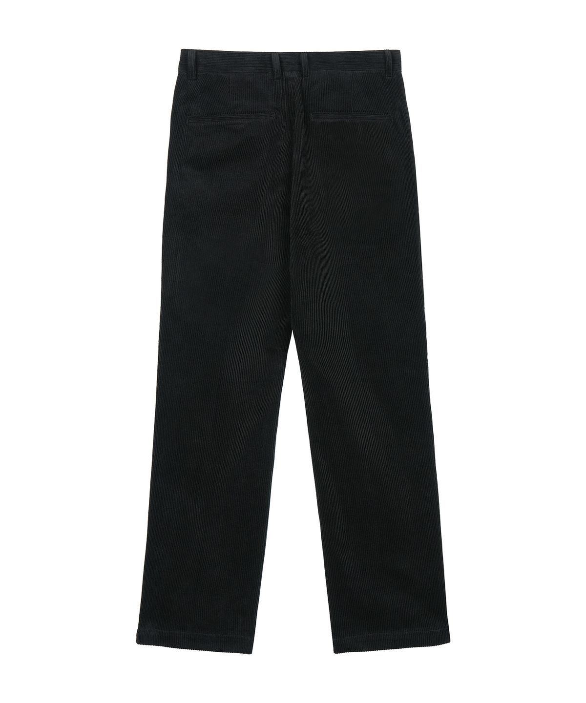 구보(GUVO) Corduroy straight pants, black