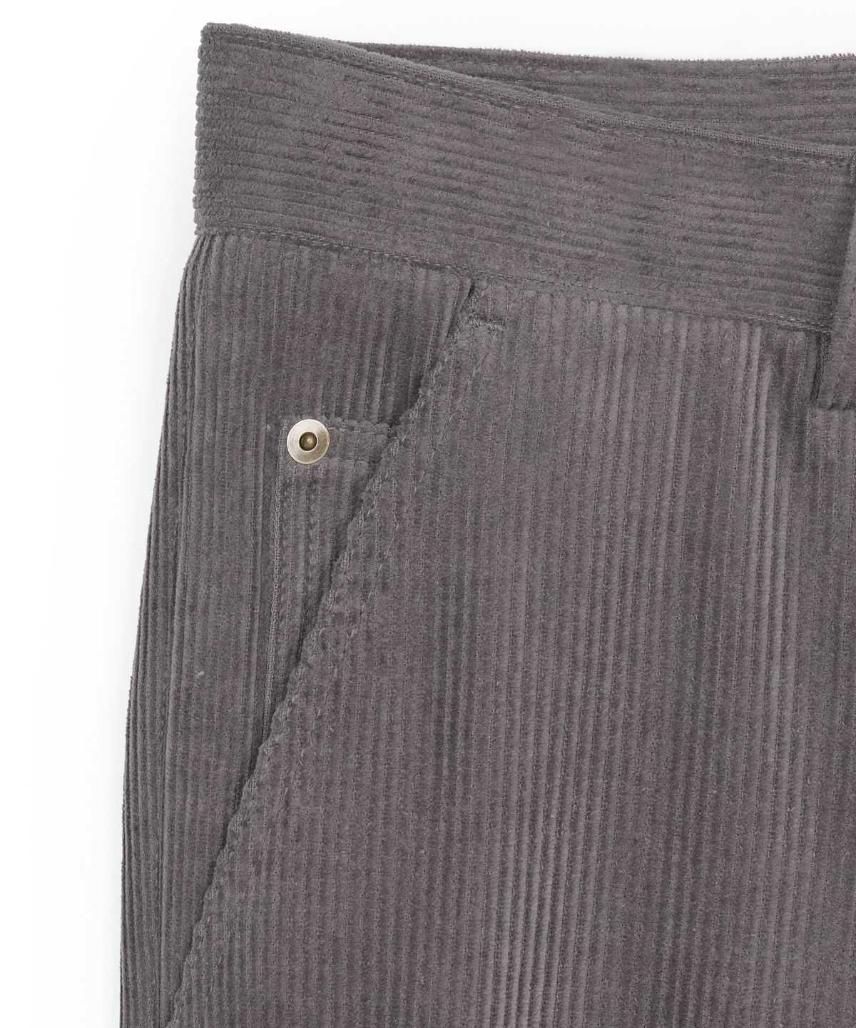 구보(GUVO) Corduroy straight pants, grey