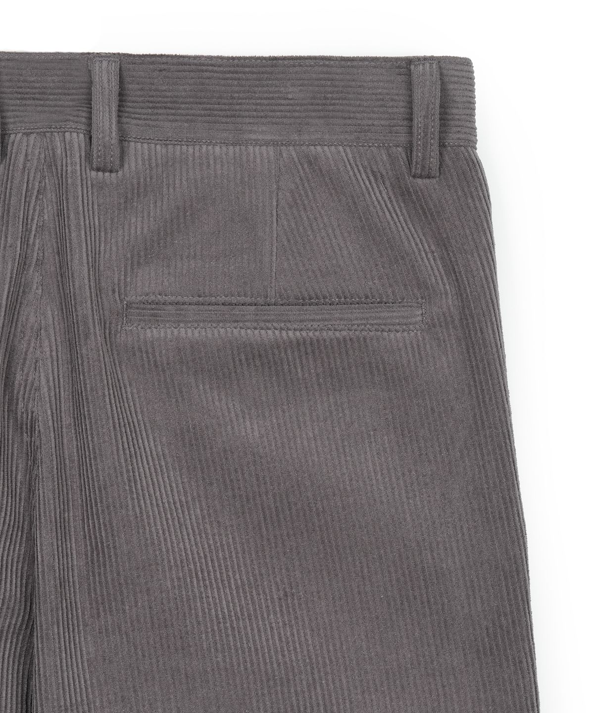 구보(GUVO) Corduroy straight pants, grey