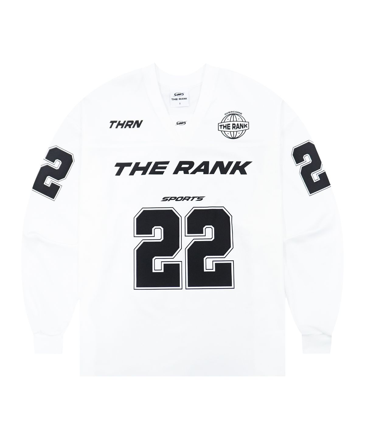 더랭크(THERANK) GLIDE SPORTS FOOTBALL JERSEY [OFF-WHITE]